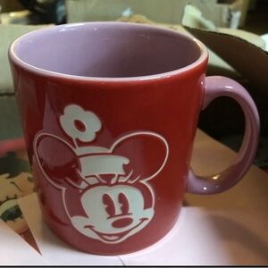 Disney Minnie Mouse Red and Lavender Mug